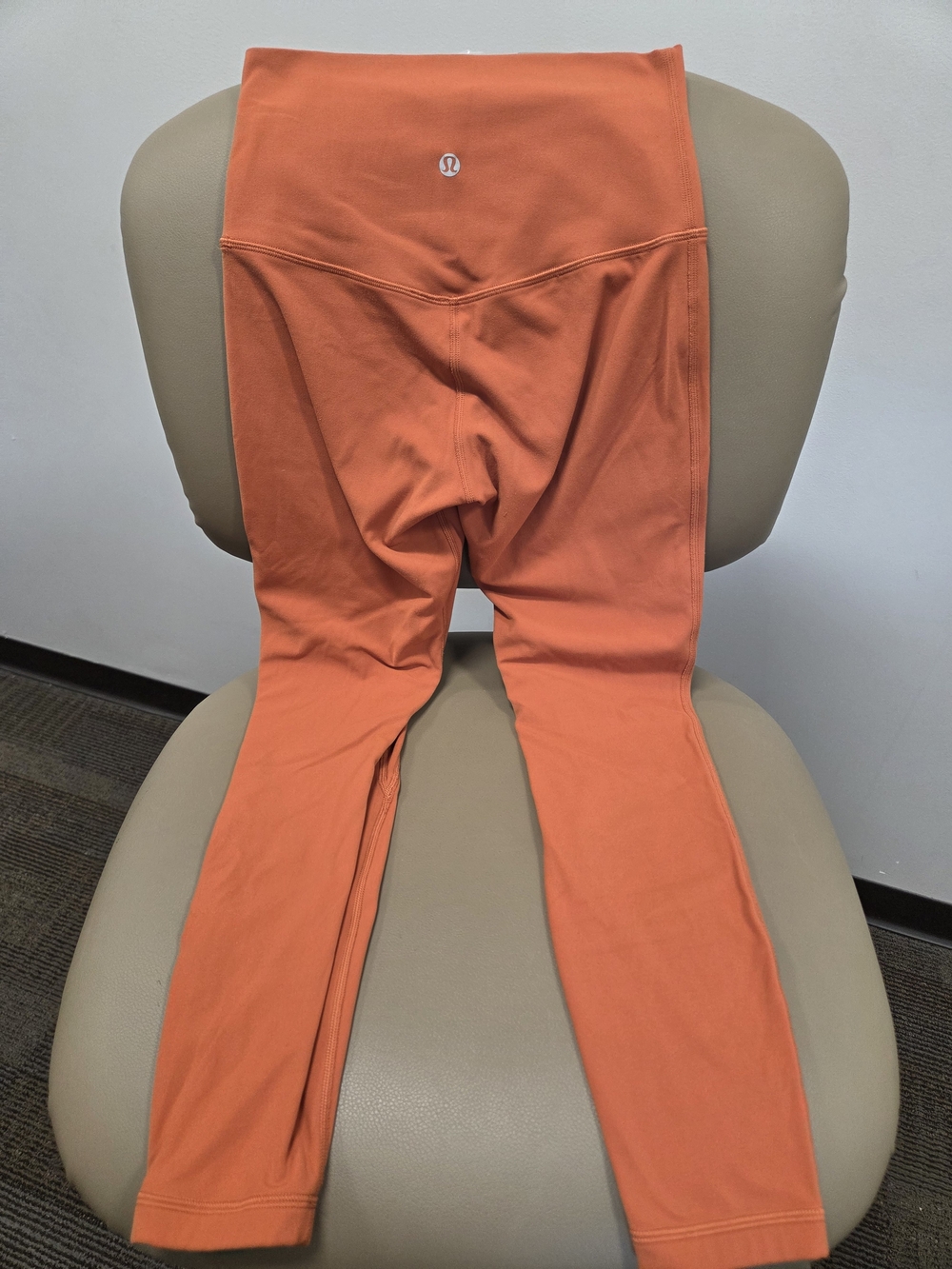 lululemon athletica Orange High-Waist Leggings